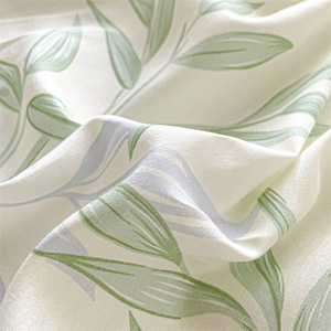 Colcha individual estampada 100% algodón personalizada al por mayor de fábrica con diseño de banda elástica alta Protector de colchón - Product Image 4