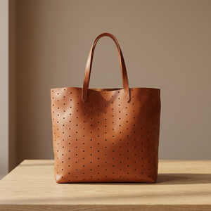 Bolsos de Mano Personalizados a la Moda, 100% Cuero Genuino de Vaca, Becerro y Oveja, Bolso de Mano para Mujer con Cierre, Duradero, Ligero y de Gran Capacidad - Product Image 3