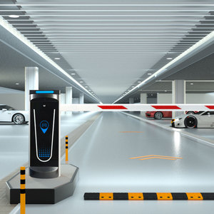 24V DC không chổi than động cơ cổng rào cản hệ thống xe hàng rào tự động thông minh Thanh rào cản <span class=keywords><strong>RFID</strong></span> tự động cổng rào cản - Product Image 2