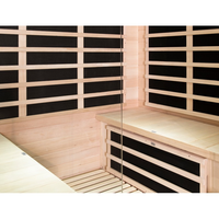 Vente en gros populaire chaise Recyiner d'intérieur en bois pour 4 personnes salle de sauna à infrarouge lointain à vendre