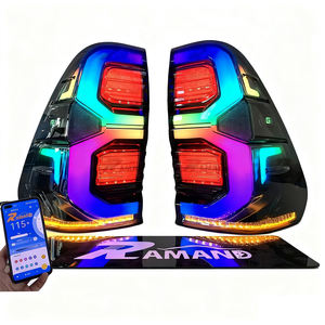 Цветной светодиодный задний фонарь для <span class=keywords><strong>Hilux</strong></span> Revo 2016-2024 - Product Image 1