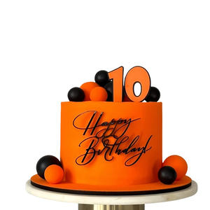 Adornos <span class=keywords><strong>de</strong></span> Pastel <span class=keywords><strong>de</strong></span> Cumpleaños <span class=keywords><strong>de</strong></span> Acrílico Reutilizables <span class=keywords><strong>de</strong></span> Estilo Moderno <span class=keywords><strong>para</strong></span> Niños y Hombres - Product Image 5