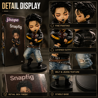 Figurine de collection mini idol la plus vendue Star Stage avec base, boîte de vente au détail, article de fan mode sculpté, cadeau pour les fans