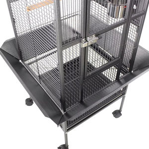 Joegen Grote Eenvoudige Draagbare Kanariekooi Op Maat Gevouwen Duivenpapegaaien Fokken Ijzermateriaal Ademend Met Solide Patroon - Product Image 2