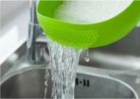 Plastic Rijstbonen Erwten Wasfilter Zeef Zeef Afvoer Fruitgroente Reinigingsgadget Keukenaccessoires