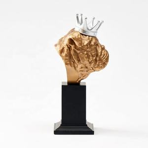 प्राचीन सोने की बिली बकरी की प्रतिमा पॉलीरेसिन ट्रॉफी और स्मारिका के लिए पुरस्कार - Product Image 6