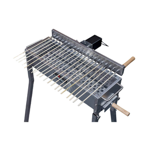 <span class=keywords><strong>Barbecue</strong></span> au <span class=keywords><strong>charbon</strong></span> de bois en acier inoxydable, <span class=keywords><strong>barbecue</strong></span> automatique Hibachi avec 20 brochettes - Product Image 4
