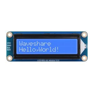 โมดูล LCD1602 I2C, ตัวเลือกสามสี, จอ LCD 32 ตัวอักษร, 3.3V/5V, ปรับแสงพื้นหลังได้ - Product Image 1