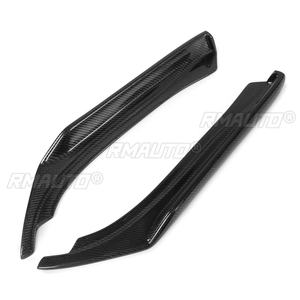 สปลิตเตอร์มุมข้างกันชนหลังสีดำ 1 คู่ สำหรับ Infiniti Q50 2014-2020  อะไหล่เสริมกันชนหลังทำจากคาร์บอนไฟเบอร์แท้ - Product Image 3