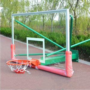 Atacado profissional 72 polegadas fibra vidro basquete board FIBA padrão 12mm vidro temperado basquete encosto para venda - Product Image 5