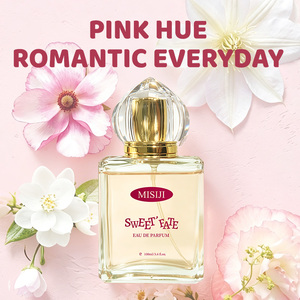 MISIJI Lusso per <span class=keywords><strong>Donna</strong></span> Eau De Parfum <span class=keywords><strong>Rosa</strong></span> 100ml con Tappo Sferico Dorato, Profumo Floreale Orientale Dolce a Lunga Durata - Product Image 4
