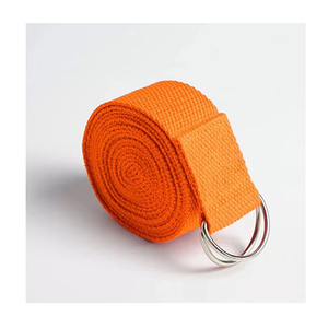 Fabricant de gros anneau en <span class=keywords><strong>D</strong></span> en métal personnalisé exercice de <span class=keywords><strong>sport</strong></span> Yoga sangle extensible boucle de ceinture bande <span class=keywords><strong>Sport</strong></span> femme - Product Image 2
