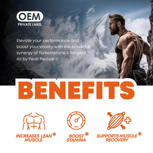 อาหารเสริมสมุนไพรเพิ่มกล้ามเนื้อขายดี เทอร์คีสเตอโรน ตองกัต อาลี 60 แคปซูล จัดการพลังงานตามธรรมชาติ สำหรับนักกีฬา - Product Image 2