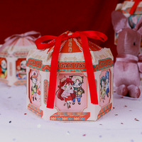 Boîtes à bonbons personnalisées pour mariage, emballage de cadeaux de fiançailles, boîtes cadeaux de fête de style européen, en gros