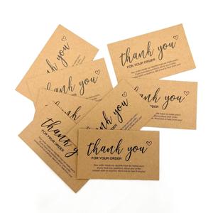 ขอบคุณข้ามพรมแดนภาษาอังกฤษขอบคุณการ์ดอวยพรวันเกิดหลังการขายพร้อมกระดาษอวยพรและการพิมพ์กระดาษแข็ง - Product Image 3