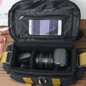 Messenger caméra équipement <span class=keywords><strong>sac</strong></span> élégant caméra sacs <span class=keywords><strong>voyage</strong></span> grand Vintage personnalisé hommes photographe toile bandoulière DSLR <span class=keywords><strong>sac</strong></span> - Product Image 2
