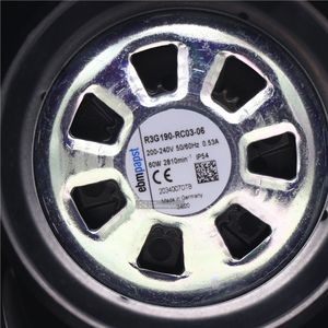 Ventilador centrífugo de refrigeración para aire acondicionado Rittal, ebmpapst R3G190-RC03-06, 230V CA, 28W, 0.29A, 2150 RPM, entrada simple, EC Radical. - Product Image 3