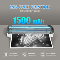 Printer Foto & Dokumen Thermal Portabel Mini 8-Inci OEM Grosir 203dpi USB+ untuk IOS Android Stok Tersedia