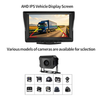 Système de surveillance de camion panoramique 360° avec vision nocturne, ADAS, écran partagé d'image 3D, capteur de stationnement, AHD 1080P et GPS intégré
