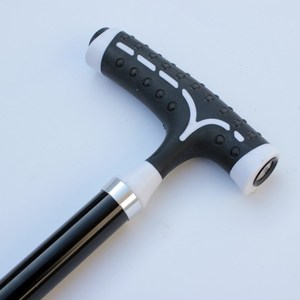 ไม้เท้าอลูมิเนียมอัลลอยแบบยืดหดได้ พร้อมปลายยางน้ำหนักเบา ปรับระดับได้สำหรับผู้สูงอายุ - Product Image 1