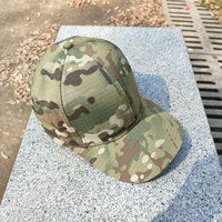 Camo étanche de style de rue sportif 6 panneaux Baseball Snapback Trucke casquettes perforées ajustées méthode d'impression de bouffée de motif léopard
