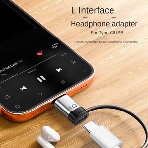 อะแดปเตอร์ Lto Type C OTG <span class=keywords><strong>แปลง</strong></span>สัญญาณเสียง HiFi สำหรับ iPhone iPad ซิงค์ข้อมูล ไมโครโฟน ยูเอสบีดิสก์ เมาส์ คีย์บอร์ด เชื่อมต่อ ถ่ายโอนไฟล์ - Product Image 1