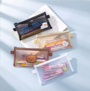 Bolsa de Malla de Gran Capacidad para Material Escolar, Estilo Ins, Simple y Linda, con Diseño de Dibujos Animados, en Oferta - Product Image 2