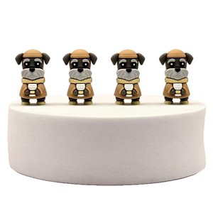 3D Cappuccino Dog <b>Silicone</b> <b>Beads</b> Mixed Shapes For Bracelet Making DIY Accessories - Product Image 5
