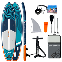 Planche de paddle gonflable Navy Wave 335x91x15cm, largeur 36 pouces, capacité 397lbs, kit DWF, usine OEM CE BSCI