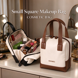 Borsa Cosmetica in Pelle PU 270 °   Organizer da Viaggio per Trucchi Ampio e Apribile, Multi-Scomparto, <span class=keywords><strong>Grande</strong></span> Capacità, Impermeabile, Strutturato - Product Image 2