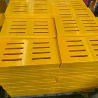 Bande transporteuse en plastique HDPE à surface lisse pour composants de machines OEM, haute résistance à l'usure, taille personnalisée, usine OEM