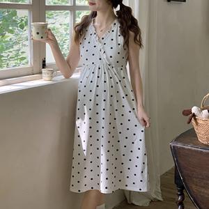 Abito Lungo Estivo Premaman 6376, Nuovo Stile 2025, Casual Senza Maniche, Snellente, per Donne <span class=keywords><strong>in</strong></span> <span class=keywords><strong>Gravidanza</strong></span>, Vendita all'Ingrosso/OEM - Product Image 2