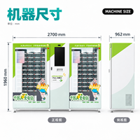 Distributeur automatique de repas réfrigérés en boîte à double compartiment FB-MB-21-C1