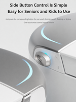Toilette intelligente de luxe en gros OEM/ODM avec télécommande, chauffage instantané, bidet électrique intelligent pour salle de bain haut de gamme de complexe hôtelier