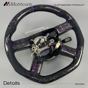 Volante de Fibra de Carbono Forjado Personalizado en Color Morado para Chrysler 300 300C SRT8 SRT8 2004-2010, Accesorios Interiores de Mejora - Product Image 3