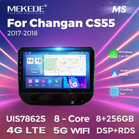 Lecteur multimédia de voiture Android MEKEDE MS 360 avec caméra 4G LTE Bt AM pour Changan CS55 2017-2018, autoradio double DIN