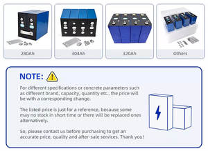 เซลล์ Lifepo4ลิเธียมเกรด3.2V 300Ah 310Ah 320Ah แบตเตอรี่พลังงานแสงอาทิตย์รอบลึก - Product Image 4