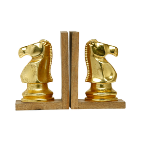 Meilleures ventes de serre-livres de haute qualité en métal et en bois Nouveaux serre-livres à la mode Forme et taille personnalisées Utilisation pour les bureaux à domicile - Product Image 1