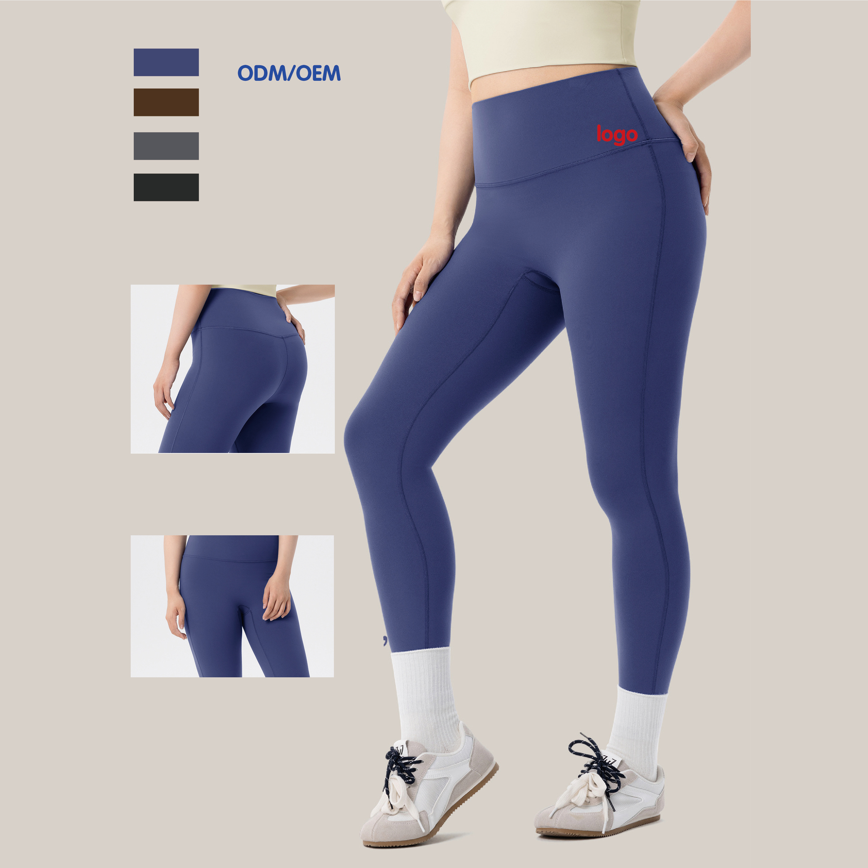 Naked Feel Yoga Leggings Women High Waist Tummy Control Antibacterial for Yoga and Fitness Supplier Yoga Activewear Plus Size