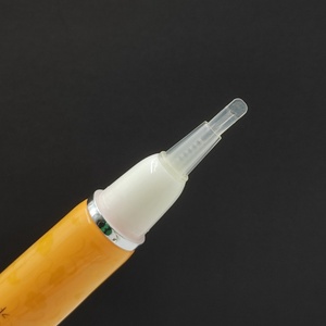 Tube cosmétique et médical vide souple personnalisé OEM en gros avec bouchon-pompe coloré pour crème nettoyante visage et contour des yeux inclus - Product Image 3