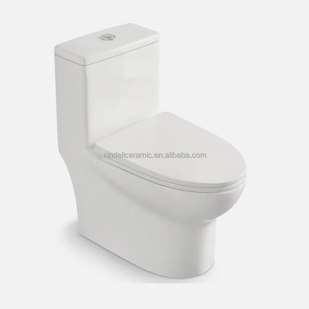 Bxt — toilettes en céramique glacée blanche, vente en gros, de haute qualité, pressoir à deux extrémités, bâche en forme de S, une pièce pour la maison