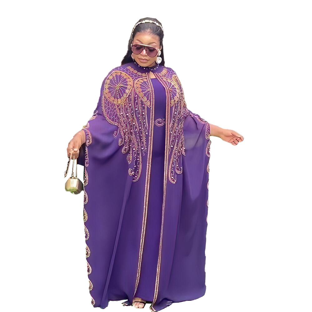 Purple Dresses Design African Elegant and Stylish Fashion