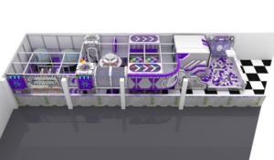 Structure de jeux intérieure commerciale avec piscine à balles et éléments d'escalade pour parcs d'attractions pour enfants, aire de jeux intérieure TG60 - Product Image 3