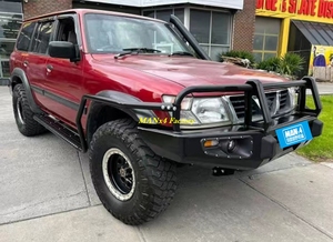 Pare-buffle avant en acier de qualité supérieure avec support de treuil pour Patrol Y61 <span class=keywords><strong>97</strong></span>-04 GU - Product Image 3