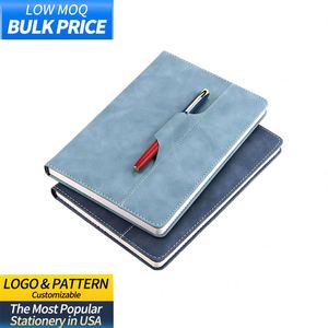 Cuaderno con Portaplumas de Cuero PU para Oficina, Negocios y Estudiantes, 100 Hojas, Asistente Perfecto para Tomar Notas - Product Image 1