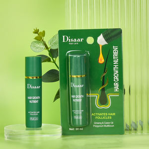 Oem Ginseng & hint yağı saç büyüme besin Roll-On folikül aktivatör saç baş masaj aleti yağ Serum siyah saç büyüme ürünü - Product Image 1