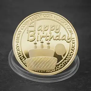 Monete da collezione in ottone argento dorato, moneta Souvenir in bronzo, monete Commemorative personalizzate