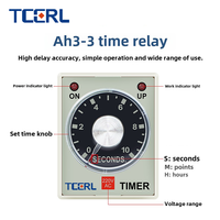AH3-3 relai pengatur waktu penundaan daya dasar Relay Delay waktu untuk produk AC220/DC24V 8 pin 60s 2s kategori penundaan Relay