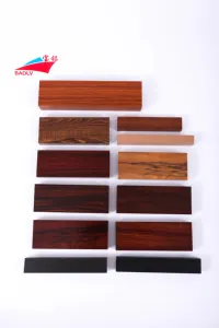 Wood Grain Aluminum Square Tube Hollow Tube Aluminum Wood Finish Profile For Outdoor Pergola