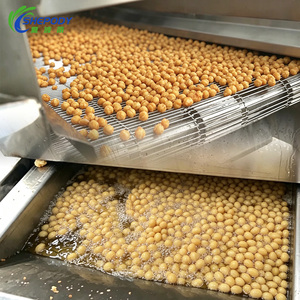 Ligne de production de frites de cacahuètes à haut rendement Shepody, en acier inoxydable, pour fèves et petits pois, à friture continue - Product Image 3